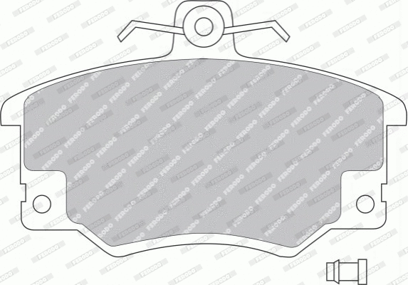 Brake Pad Set, disc brake (FDB370B)