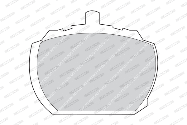 Brake Pad Set, disc brake (FDB833)