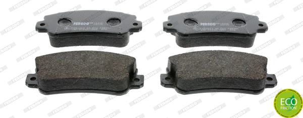 Brake Pad Set, disc brake (FDB351)