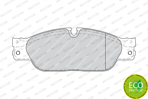Brake Pad Set, disc brake (FDB1711)