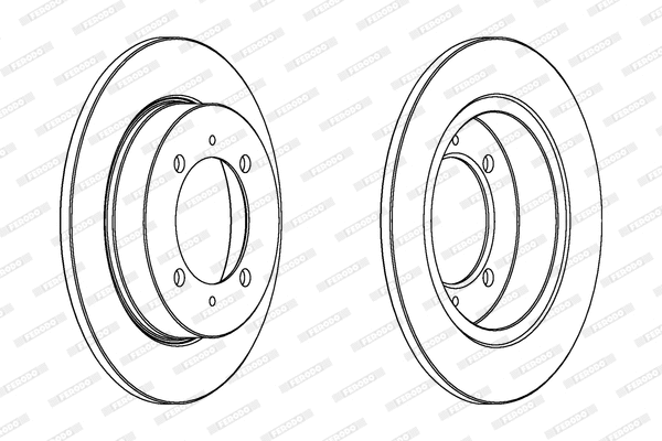 Brake Disc (DDF886)