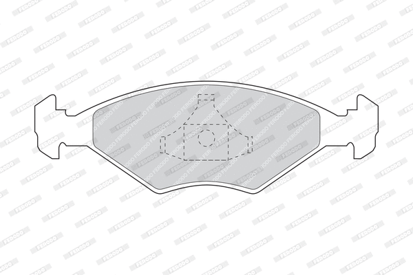 Brake Pad Set, disc brake (FDB895)