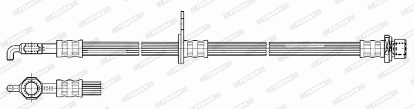 Brake Hose (FHY2609)