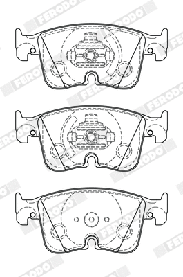 Brake Pad Set, disc brake (FDB5349)