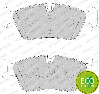Brake Pad Set, disc brake (FDB1751)