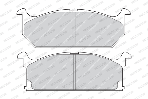 Brake Pad Set, disc brake (FDB528)