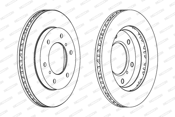 Brake Disc (DDF1384)