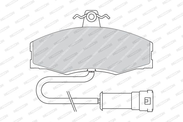 Brake Pad Set, disc brake (FDB289)