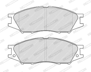 Brake Pad Set, disc brake (FDB1912-D)
