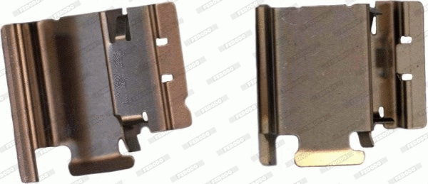 Accessory Kit, disc brake pad (FBA616)