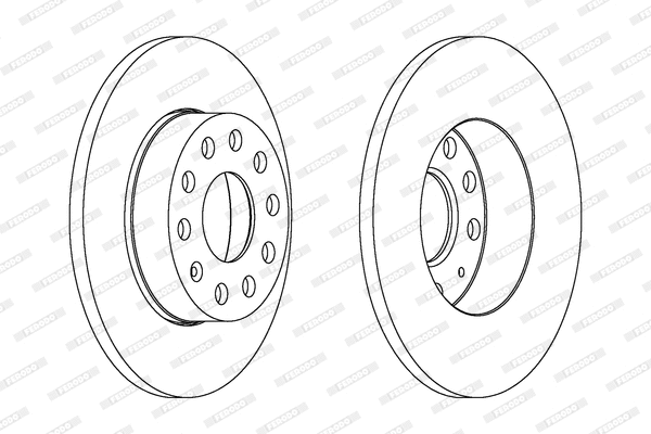 Brake Disc (DDF1276)