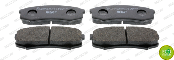 Brake Pad Set, disc brake (FDB1021)
