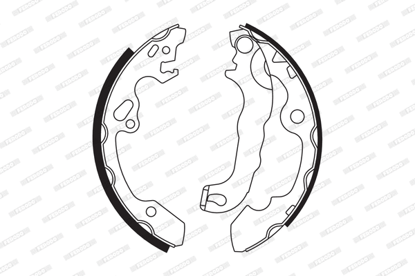 Brake Shoe Set (FSB565)