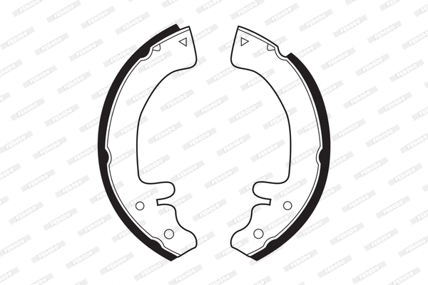 Brake Shoe Set (FSB19)