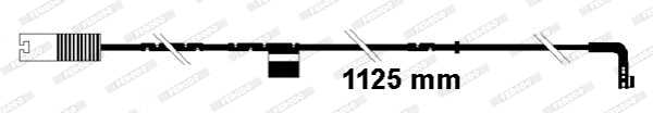 Warning Contact, brake pad wear (FWI309)