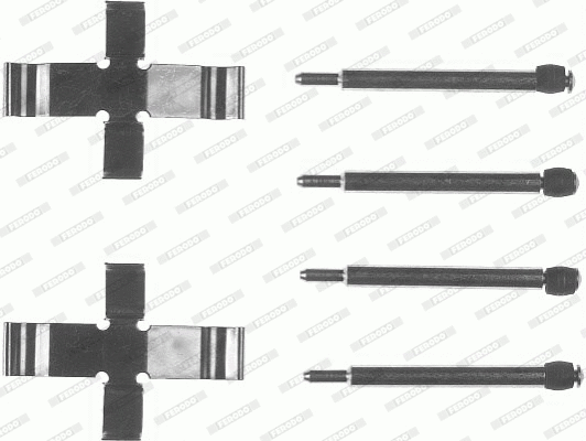 Accessory Kit, disc brake pad (FBA402)