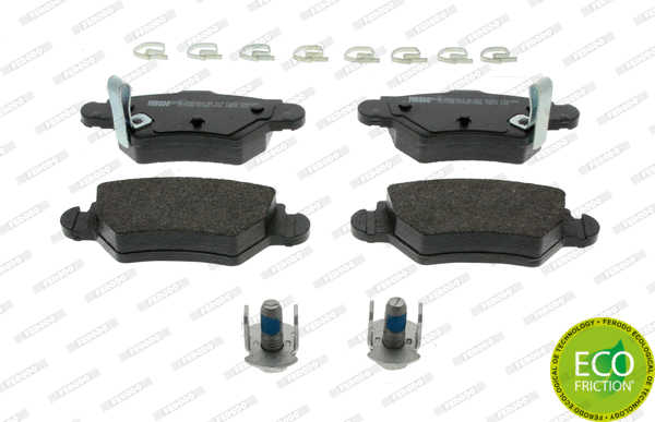 Brake Pad Set, disc brake (FDB1294)