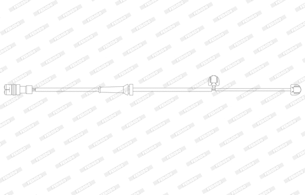 Warning Contact, brake pad wear (FWI380)