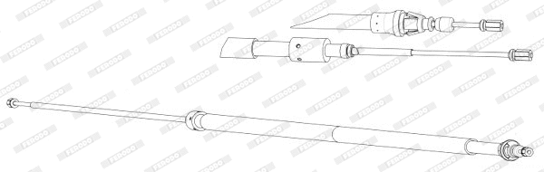 Cable Pull, parking brake (FHB432963)