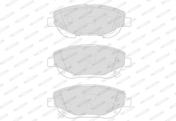 Brake Pad Set, disc brake (FDB4824)