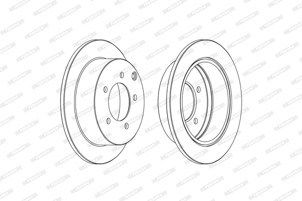 Brake Disc (DDF1986C)