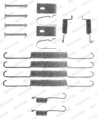 Accessory Kit, brake shoes (FBA51)