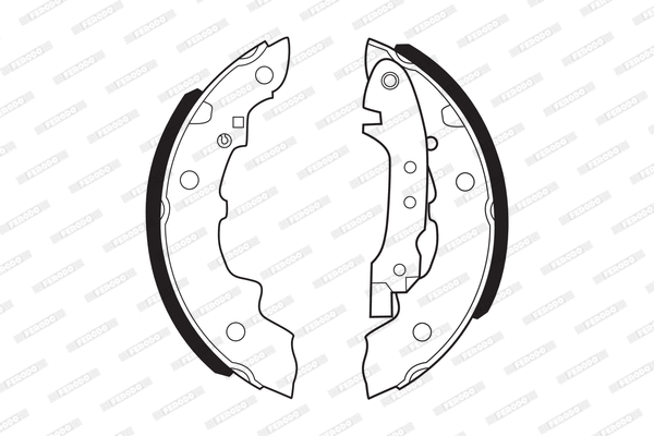 Brake Shoe Set (FSB55)