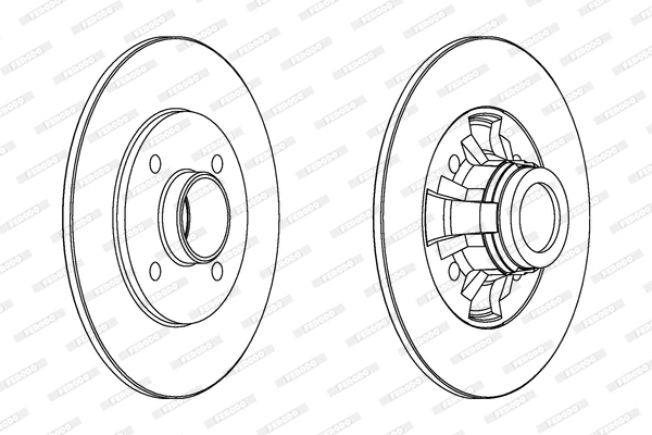 Brake Disc (DDF445)