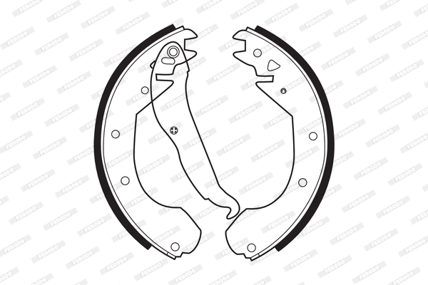 Brake Shoe Set (FSB199)