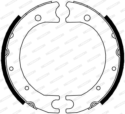 Brake Shoe Set, parking brake (FSB4119)