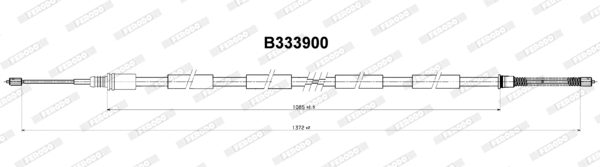 Cable Pull, parking brake (FHB431128)