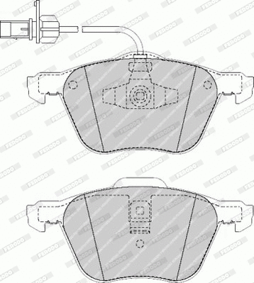 Brake Pad Set, disc brake (FVR1497)