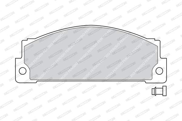 Brake Pad Set, disc brake (FDB264)