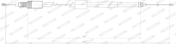 Cable Pull, parking brake (FHB431291)