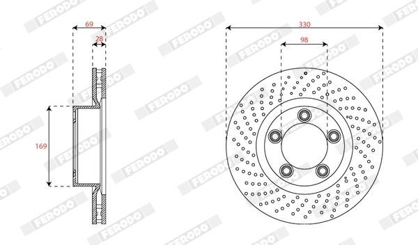 Brake Disc (DDF2137LC-1)