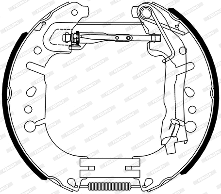 Brake Shoe Set (FMK627)