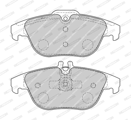 Brake Pad Set, disc brake (FDB1980-D)