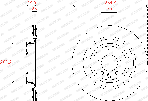 Brake Disc (DDF2550C-1)