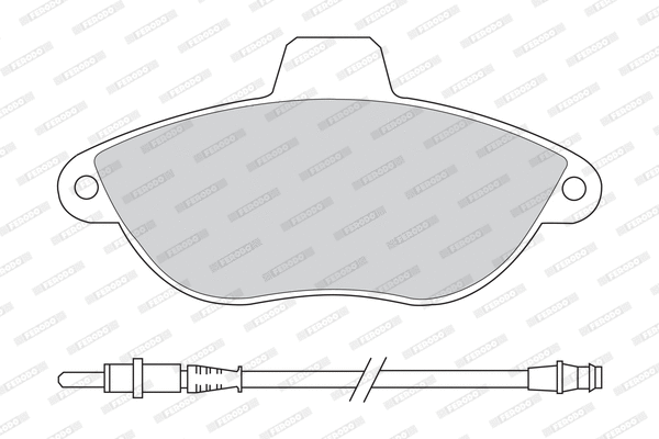 Brake Pad Set, disc brake (FDB1002)