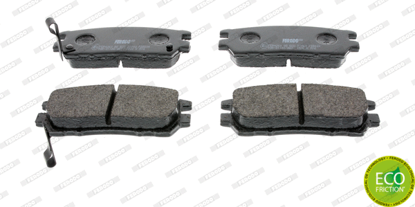 Brake Pad Set, disc brake (FDB804)