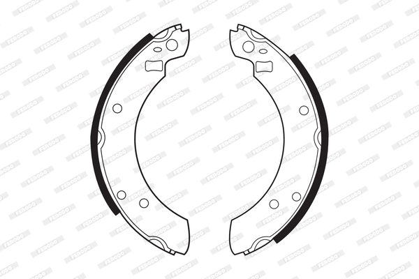 Brake Shoe Set (FSB363)
