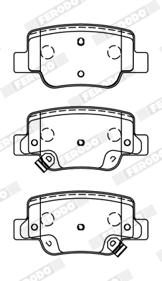 Brake Pad Set, disc brake (FDB4275)
