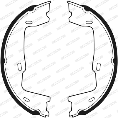 Brake Shoe Set, parking brake