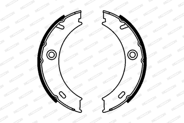 Brake Shoe Set, parking brake
