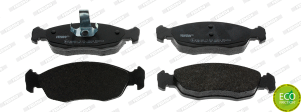 Brake Pad Set, disc brake (FDB1168)