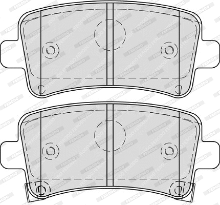 Brake Pad Set, disc brake (FDB4252)