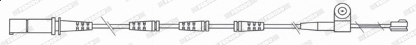 Warning Contact, brake pad wear (FWI335)