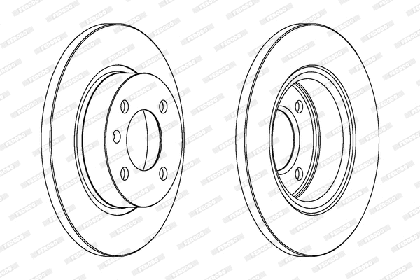 Brake Disc (DDF1283)