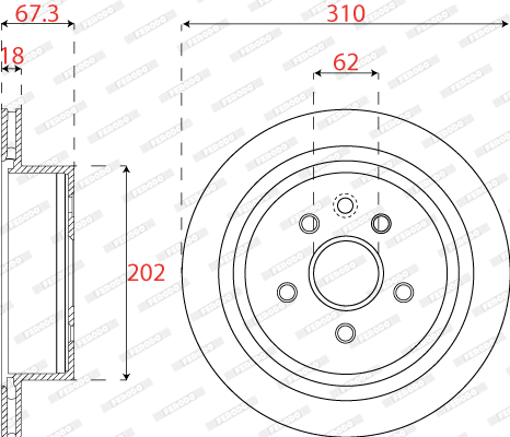 Brake Disc (DDF1878C)
