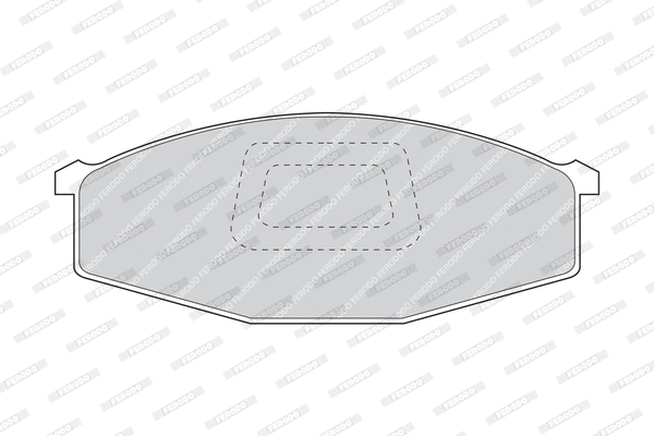 Brake Pad Set, disc brake (FVR321)